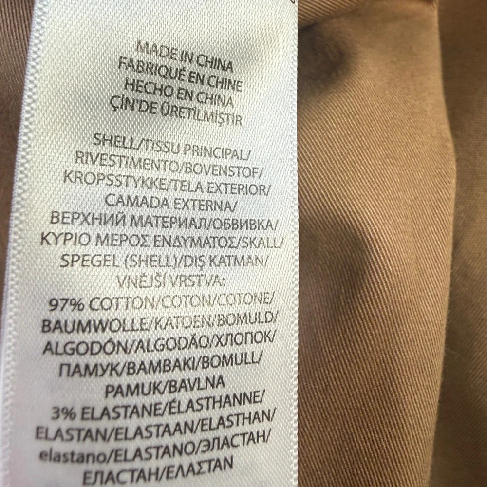 Polo Ralph Lauren Mens Large Khaki Tan Cotton 2 Button Blazer Sport Coat LG - Picture 8 of 12